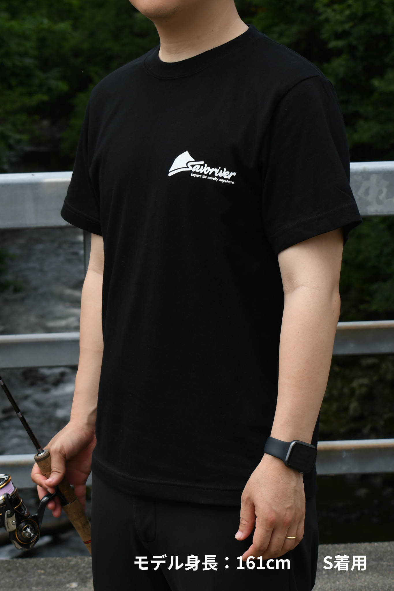 ロゴ＆ルアープリントTシャツ