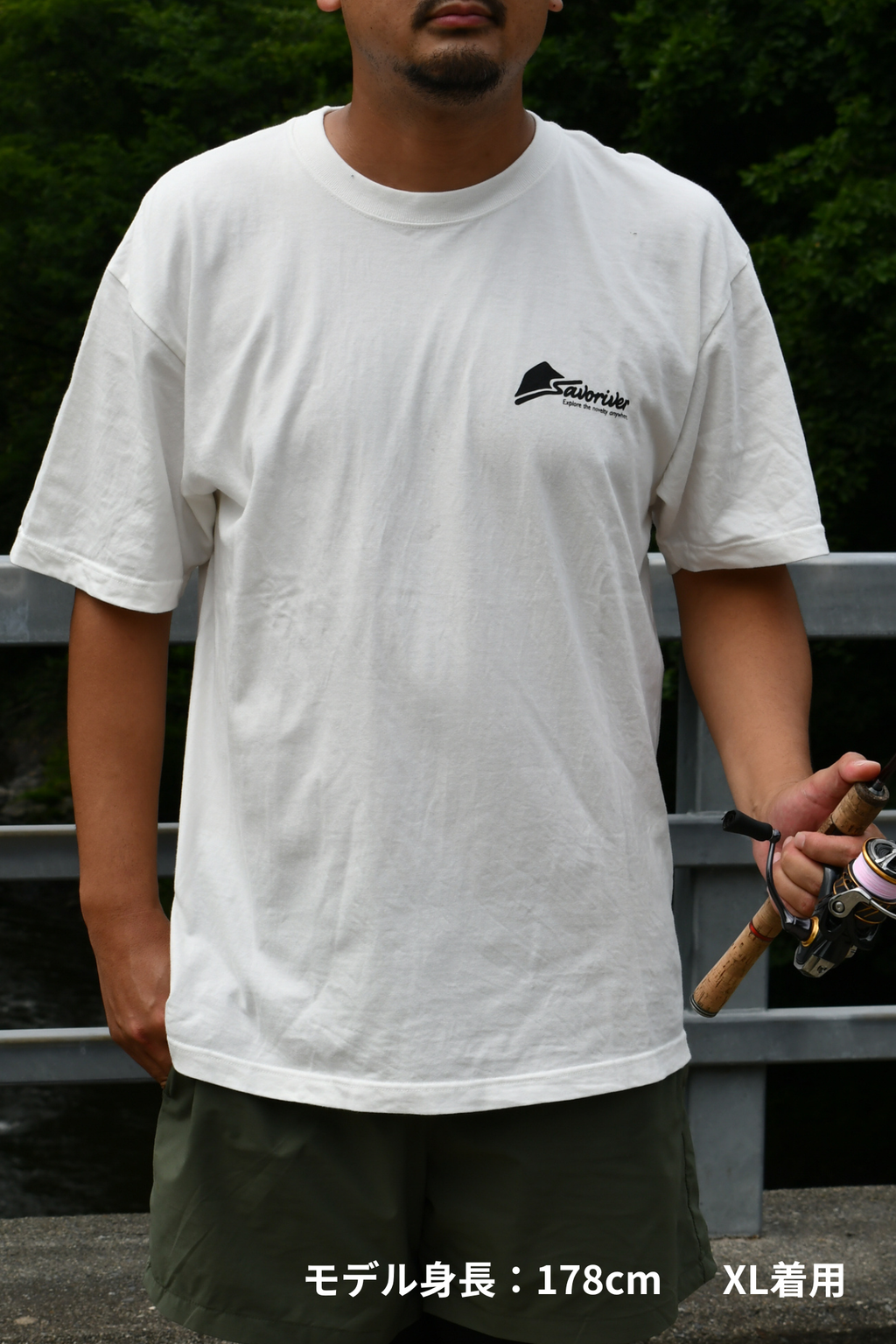 ロゴ＆ルアープリントTシャツ