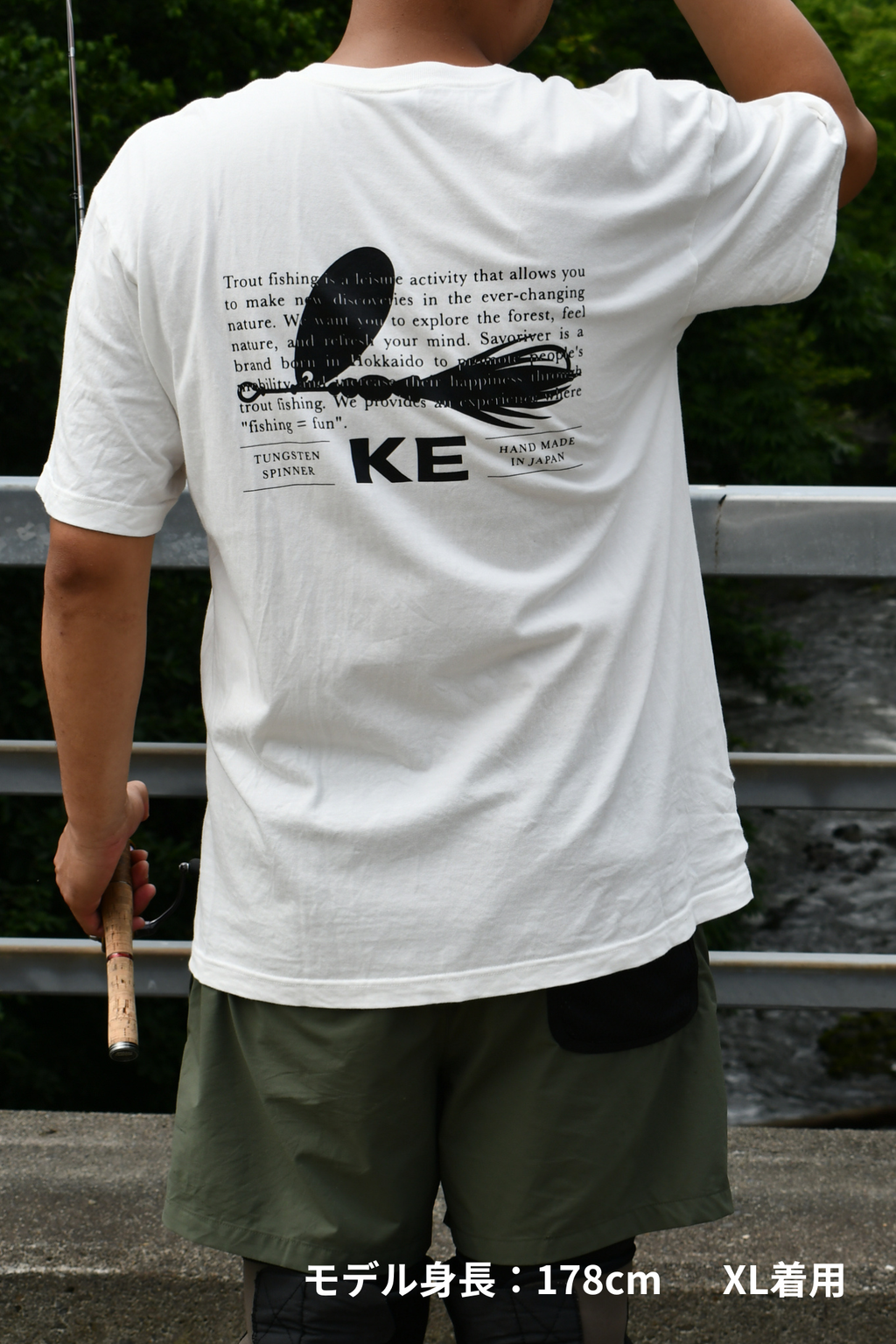 ロゴ＆ルアープリントTシャツ